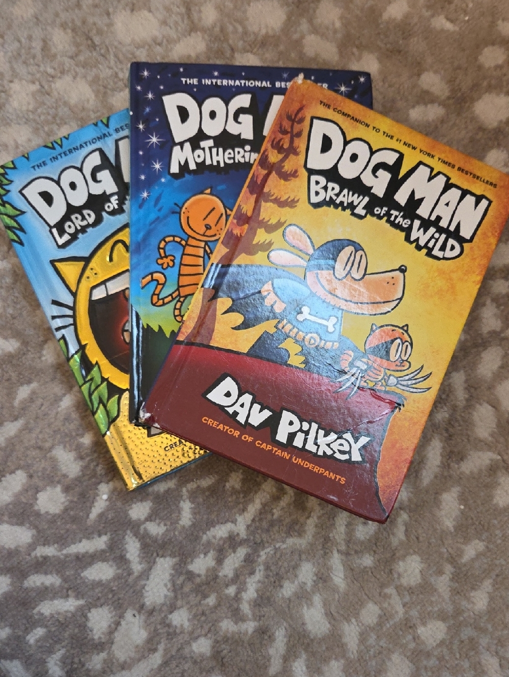 DOG MAN- 3 BOOKS